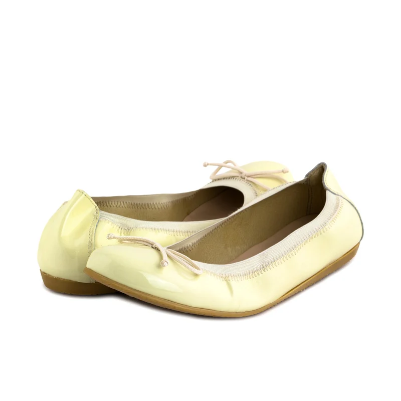Bailarina charol beige claro ROLL-CH Jeromín