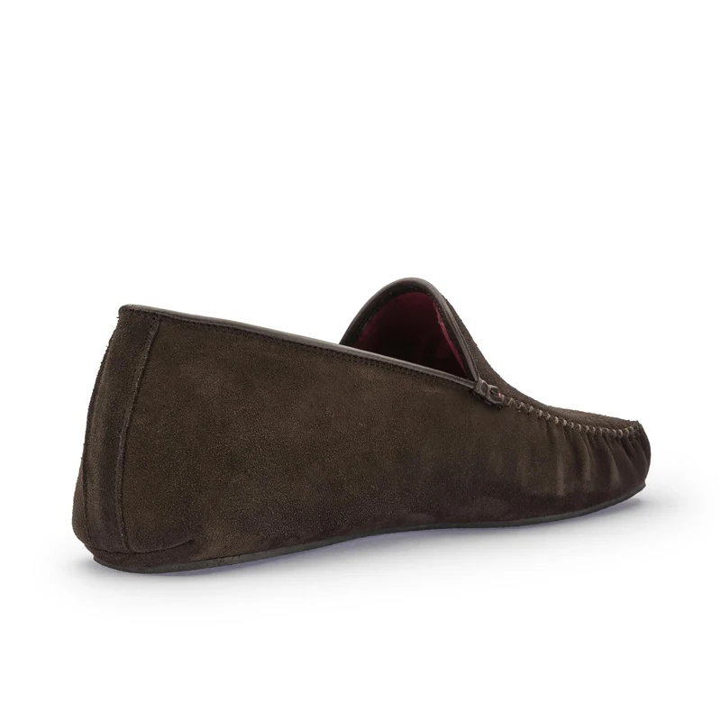 Zapatilla casa serraje marrón C100 Jeromín
