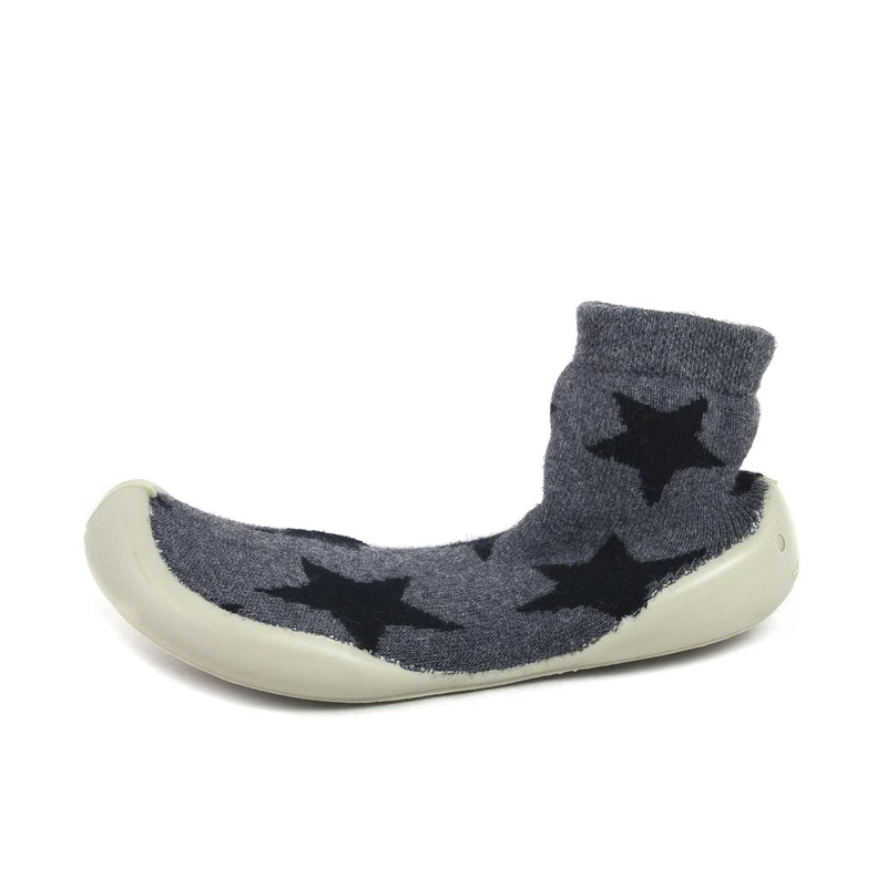 Zapatilla casa negro/gris 4418B Collégien