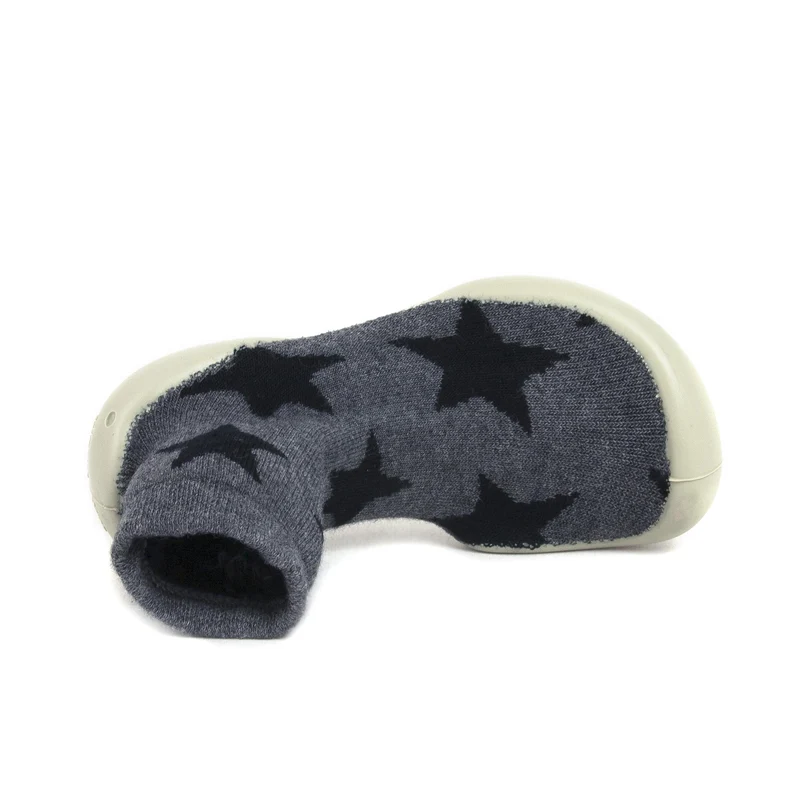 Zapatilla casa negro/gris 4418B Collégien