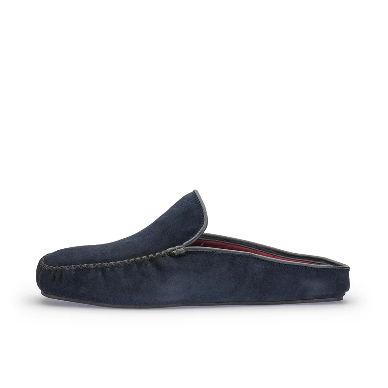 Zapatilla casa serraje azul 131 Jeromín