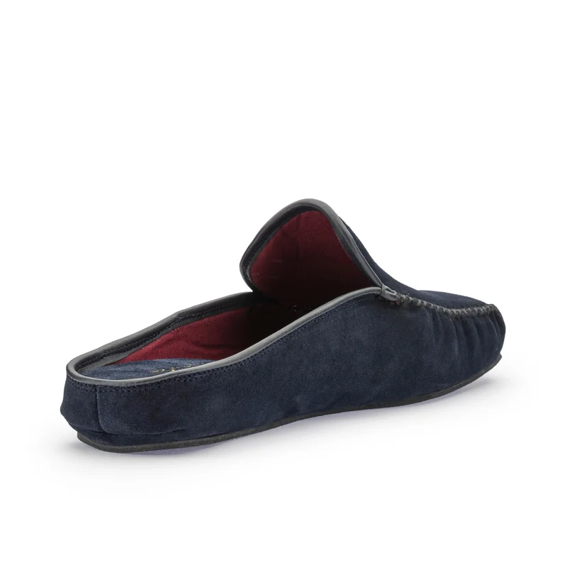 Zapatilla casa serraje azul 131 Jeromín