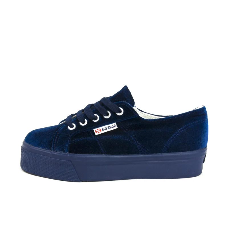 Zapatilla azul 2790VELVETW Superga
