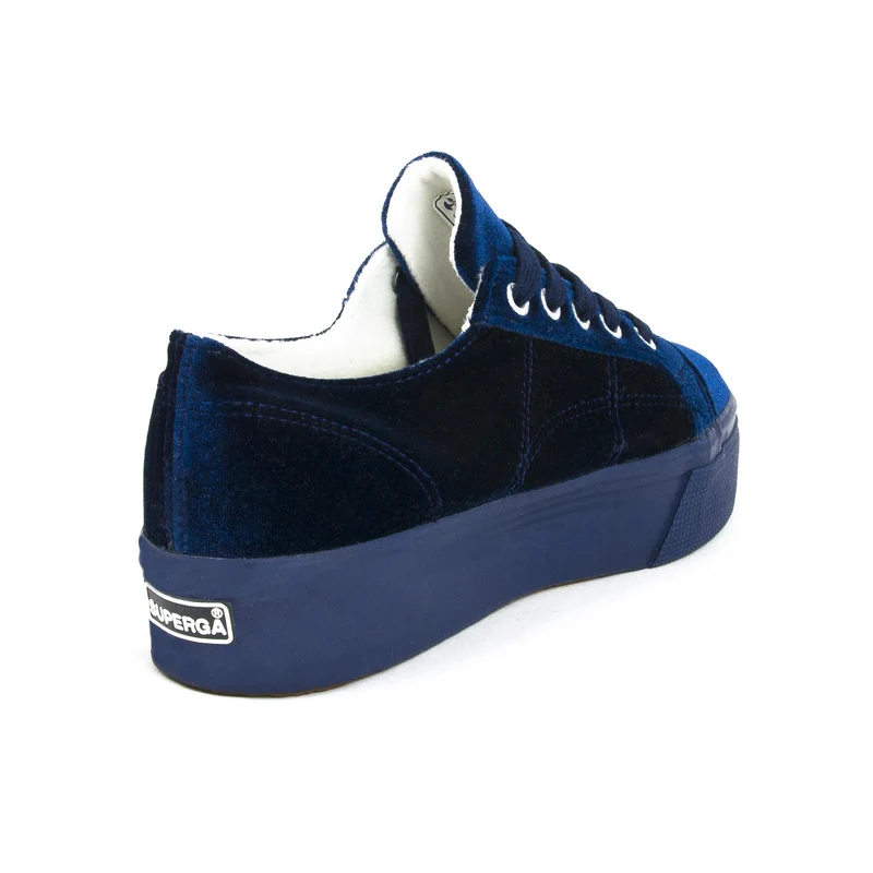 Zapatilla azul 2790VELVETW Superga