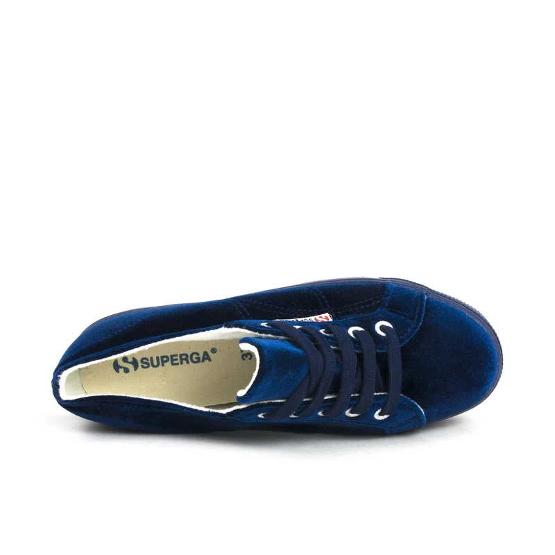 Zapatilla azul 2790VELVETW Superga