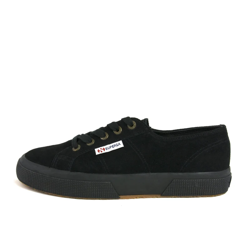 Zapatilla serraje negro 2750SUEU Superga