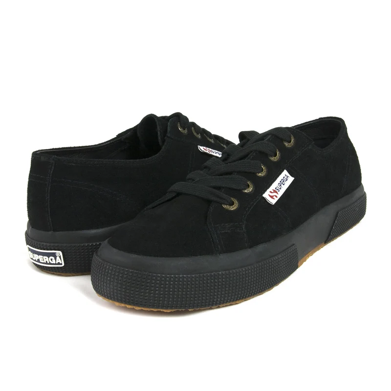 Zapatilla serraje negro 2750SUEU Superga