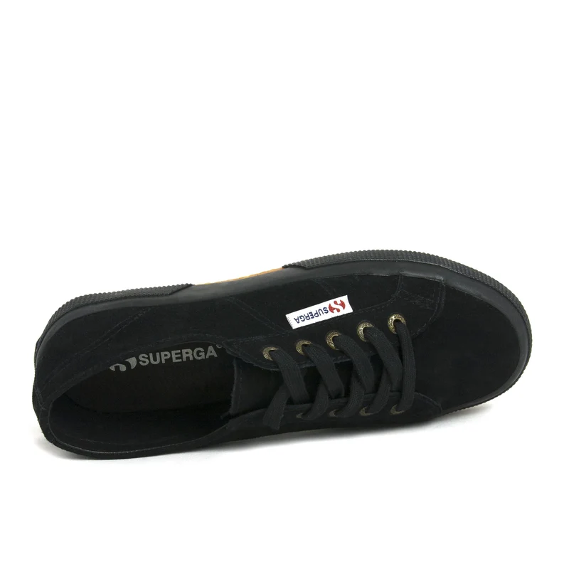 Zapatilla serraje negro 2750SUEU Superga