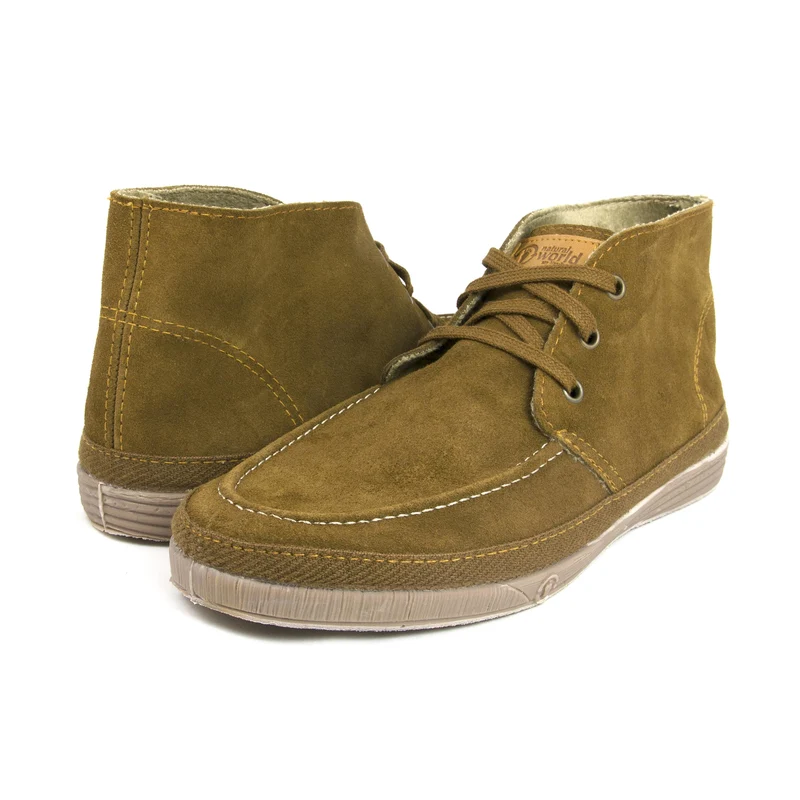 Bota serraje cuero 703 Natural World