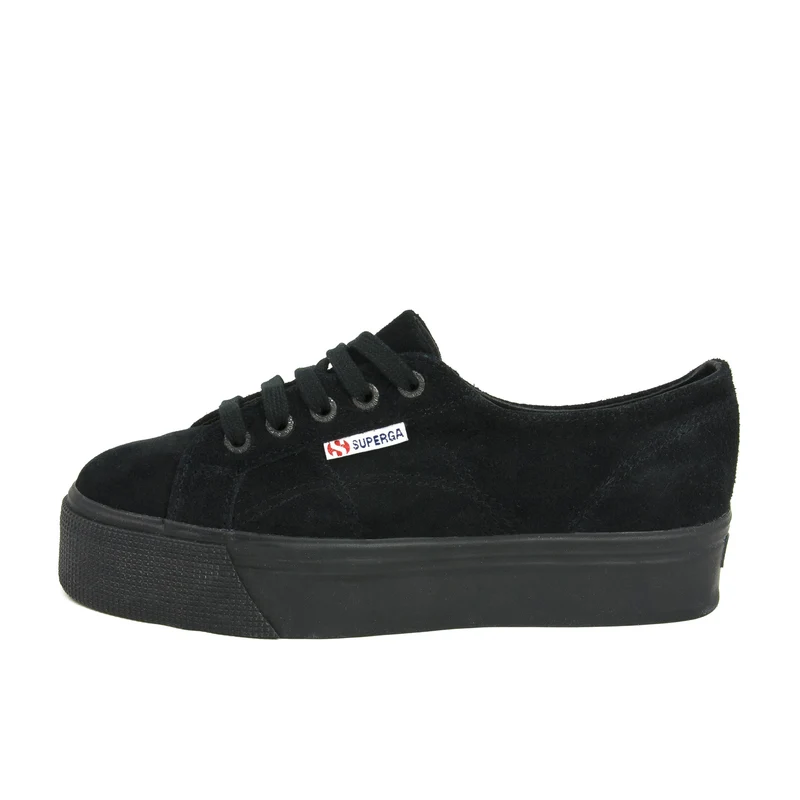 Zapatilla serraje negro 2790SUEW Superga