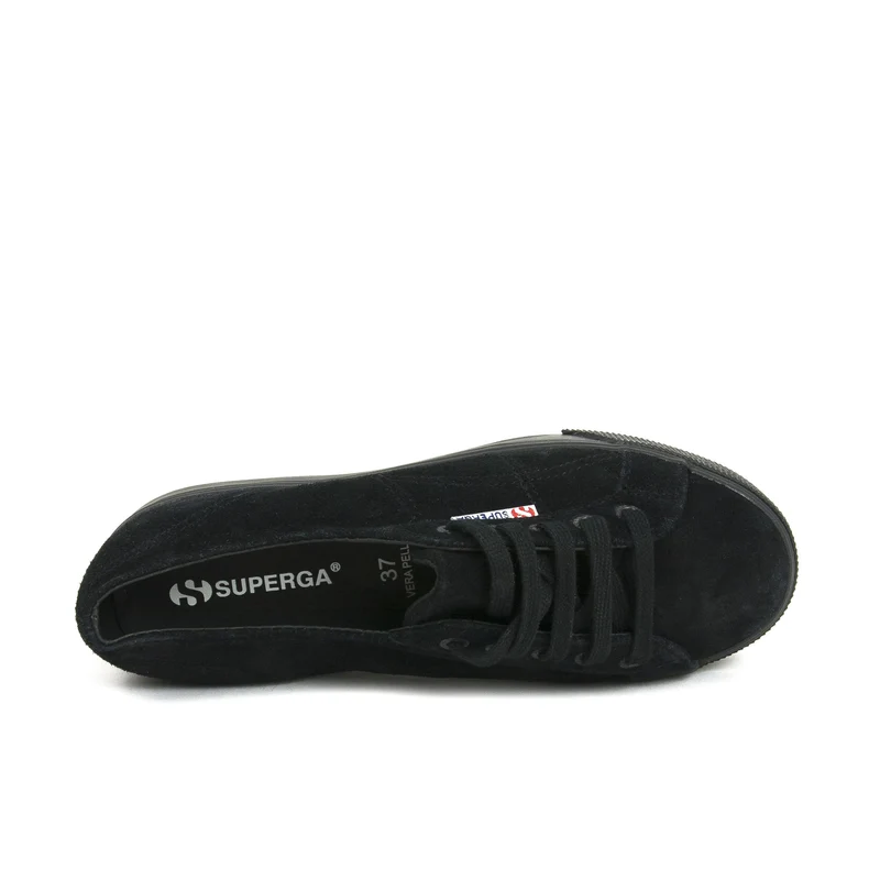 Zapatilla serraje negro 2790SUEW Superga