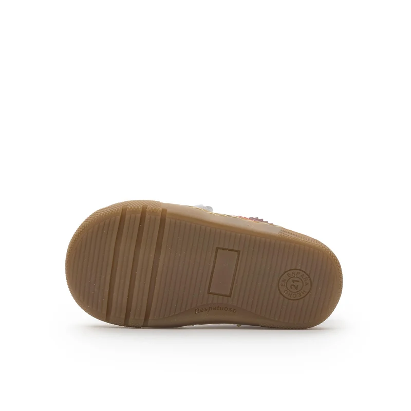 Deportiva barefoot blanco/burdeos REP Jeromín