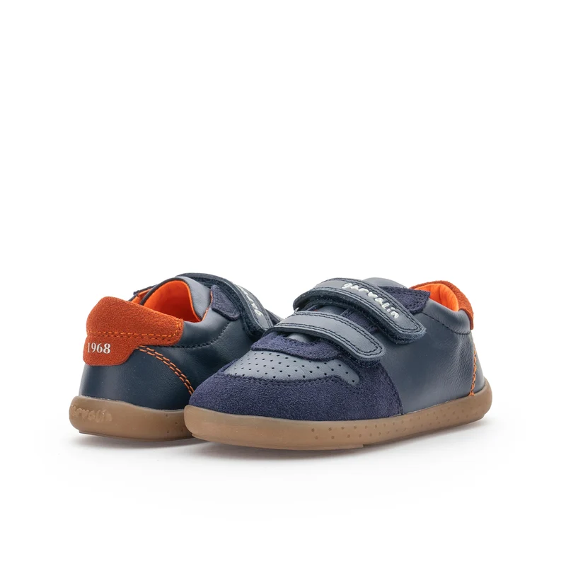 Deportiva barefoot serraje azul 241302 Garvalín