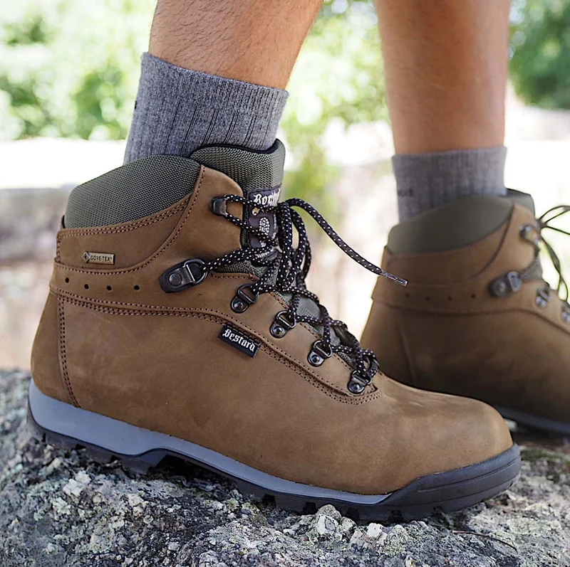 Botas de montaña y trekking Hombre Bestard Galicia Gore-Tex Marrón