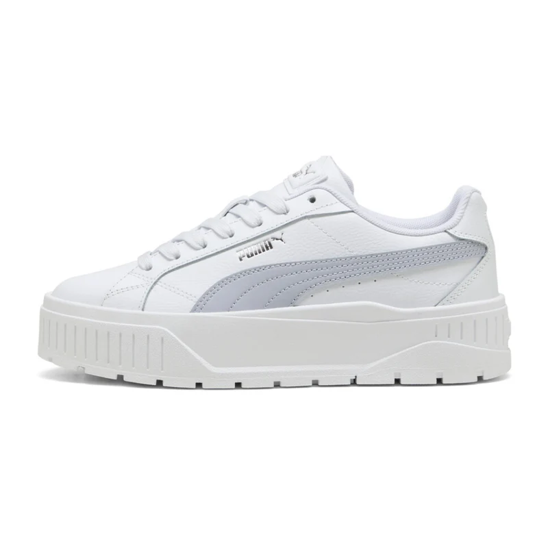 Puma Tenis Karmen II Leather Blanco/Celeste, para Mujer