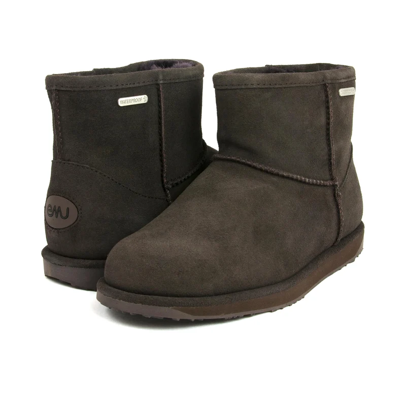 Bota serraje marrón PATERSONMINI Emu