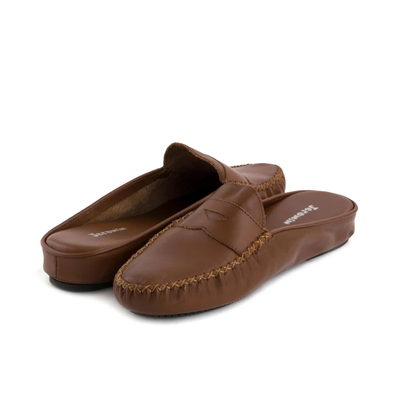 Zapatilla casa cuero 9603 Homers