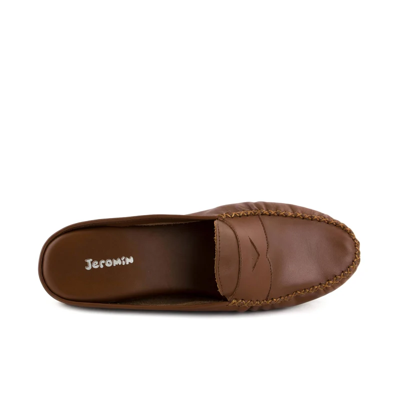 Zapatilla casa cuero 9603 Homers