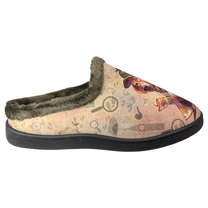 Zapatillas de Casa Plumaflex Holmes 12229 Marrón