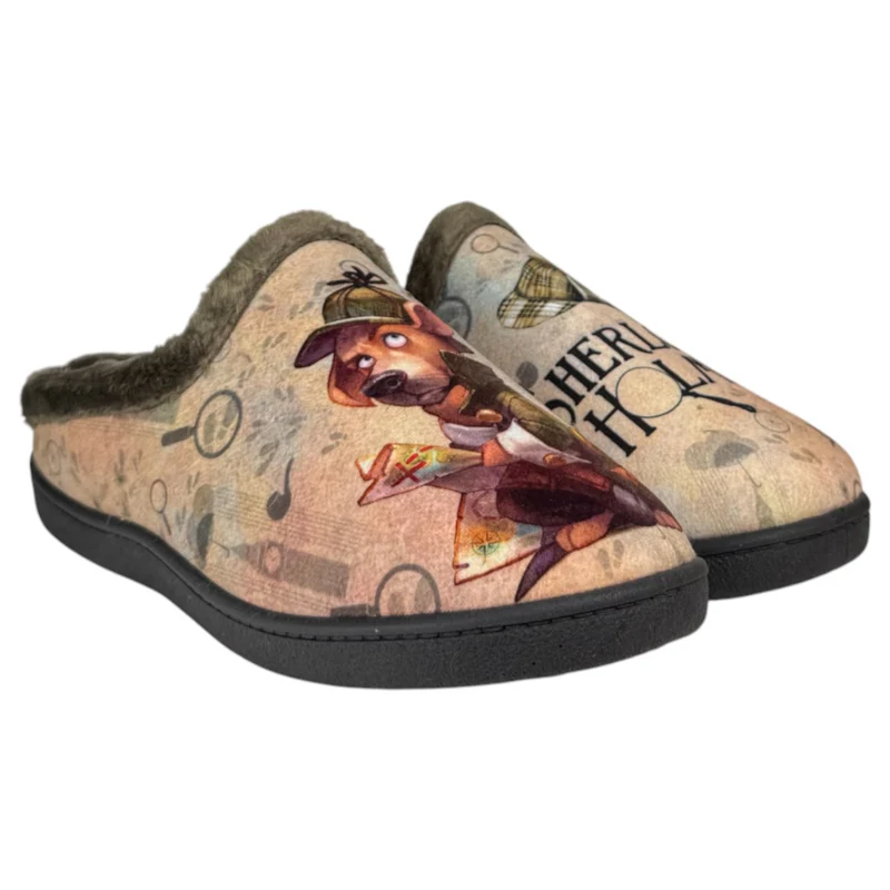 Zapatillas de Casa Plumaflex Holmes 12229 Marrón