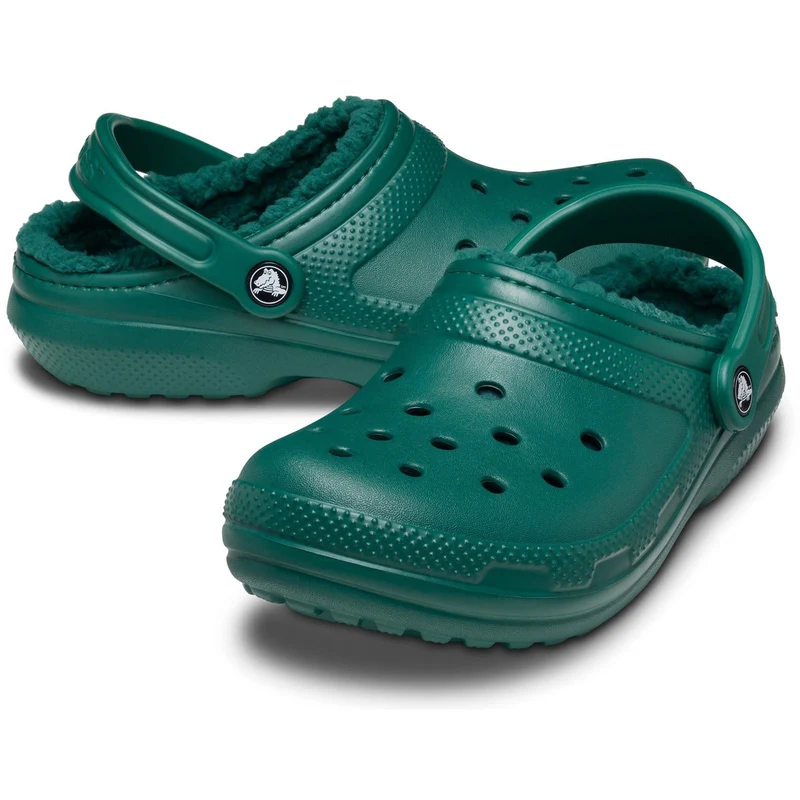 Sandalia tipo zueco con forro clásico Crocs 203591 para mujer