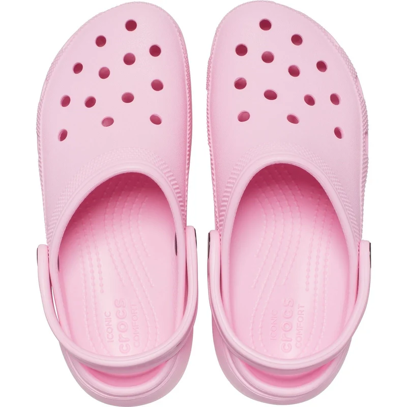 Sandalias tipo zueco con plataforma clásica Crocs 206750 para mujer