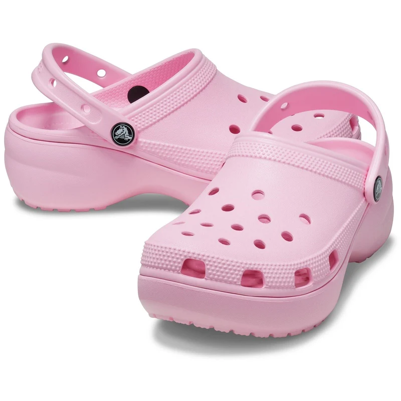 Sandalias tipo zueco con plataforma clásica Crocs 206750 para mujer