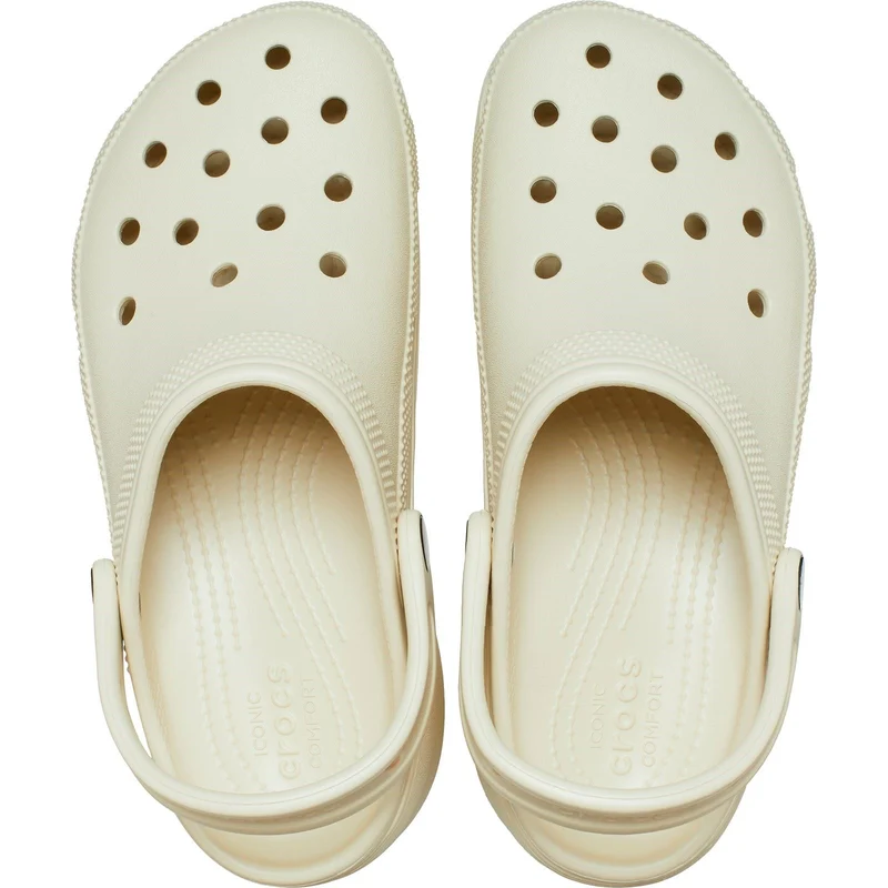Sandalias tipo zueco con plataforma clásica Crocs 206750 para mujer