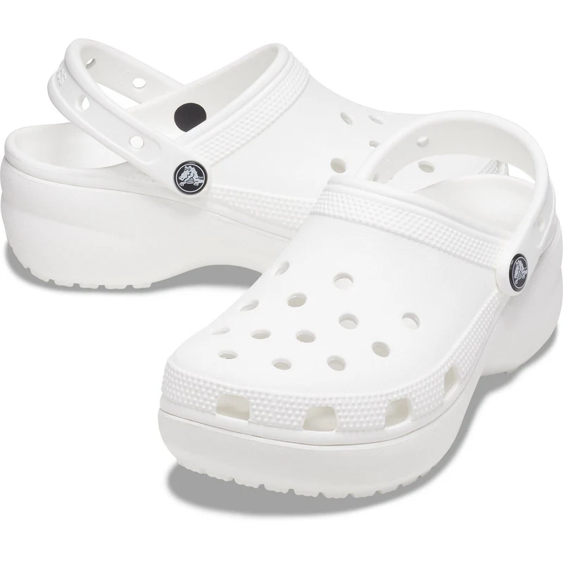 Sandalias tipo zueco con plataforma clásica Crocs 206750 para mujer