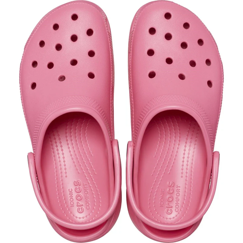 Sandalias tipo zueco con plataforma clásica Crocs 206750 para mujer