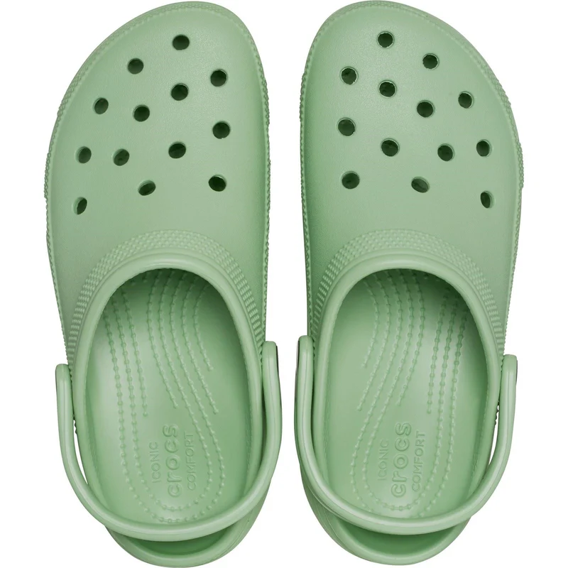 Sandalias tipo zueco con plataforma clásica Crocs 206750 para mujer