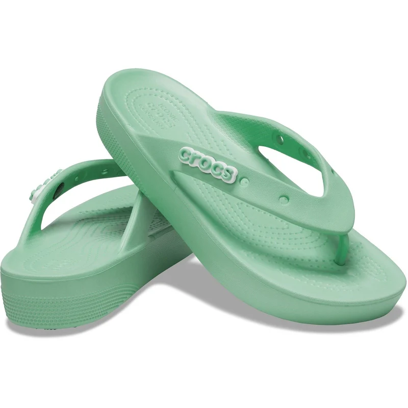 Chanclas de plataforma clásicas Crocs 207714 para mujer