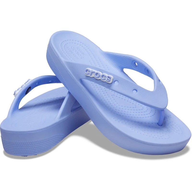 Chanclas de plataforma clásicas Crocs 207714 para mujer