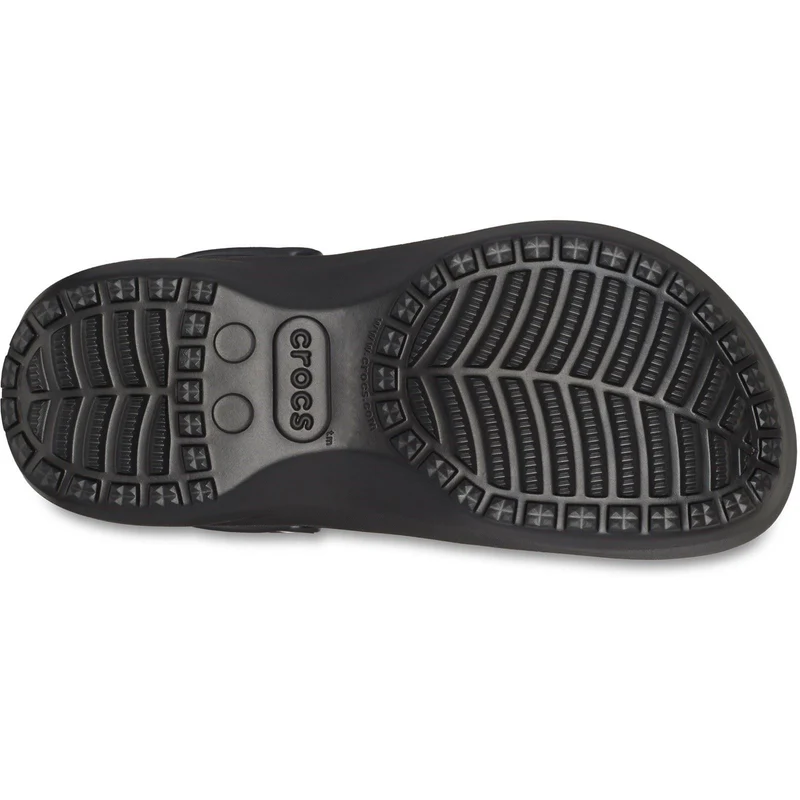 Sandalias tipo zueco con plataforma forrada Crocs 207938 Classic para mujer