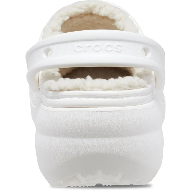 Sandalias tipo zueco con plataforma forrada Crocs 207938 Classic para mujer