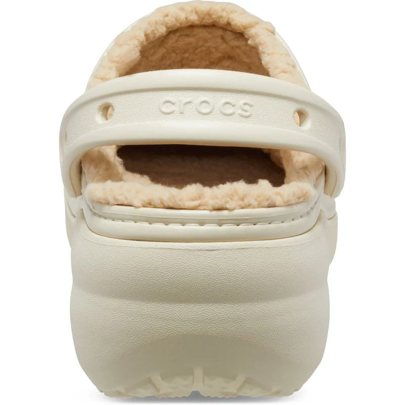 Sandalias tipo zueco con plataforma forrada Crocs 207938 Classic para mujer