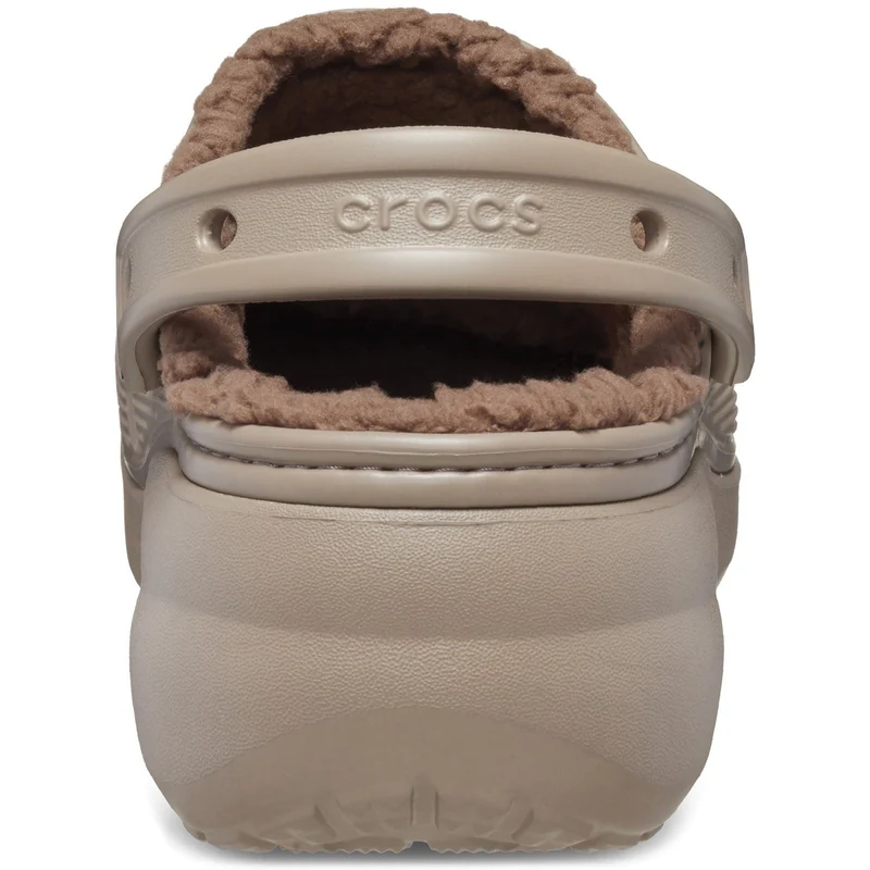 Sandalias tipo zueco con plataforma forrada Crocs 207938 Classic para mujer
