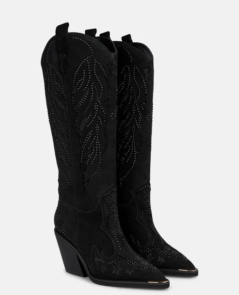 BOTA COWBOY DE ANTE CON PEDRERÍA