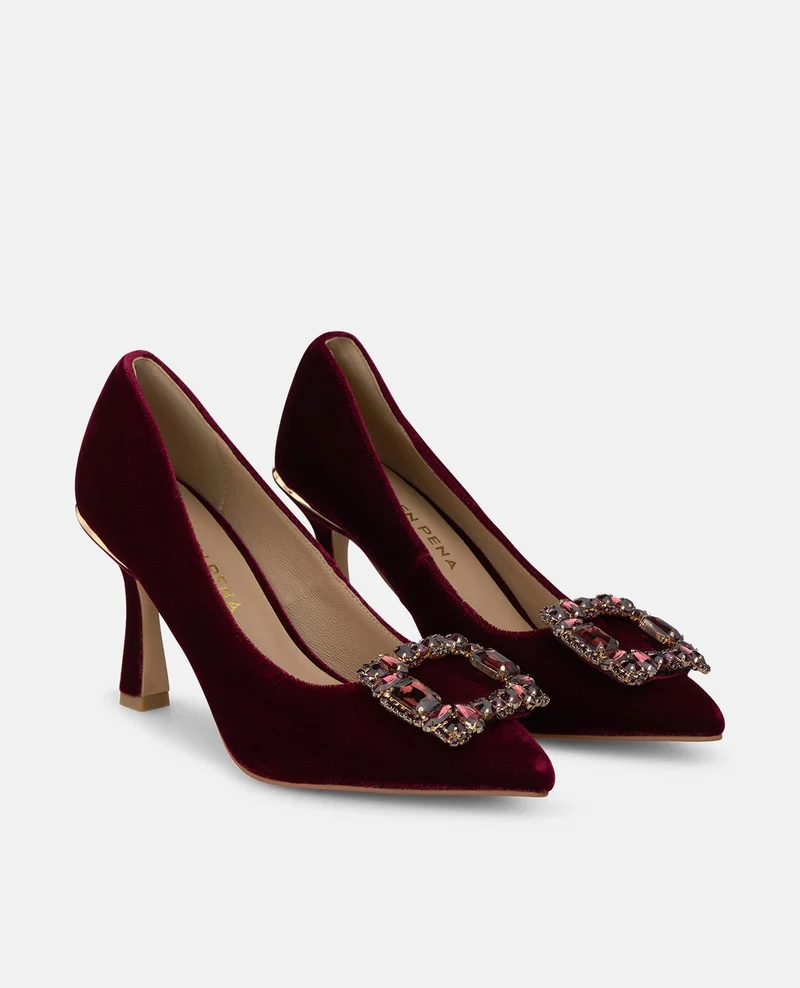 ZAPATO TACÓN CON FLOR