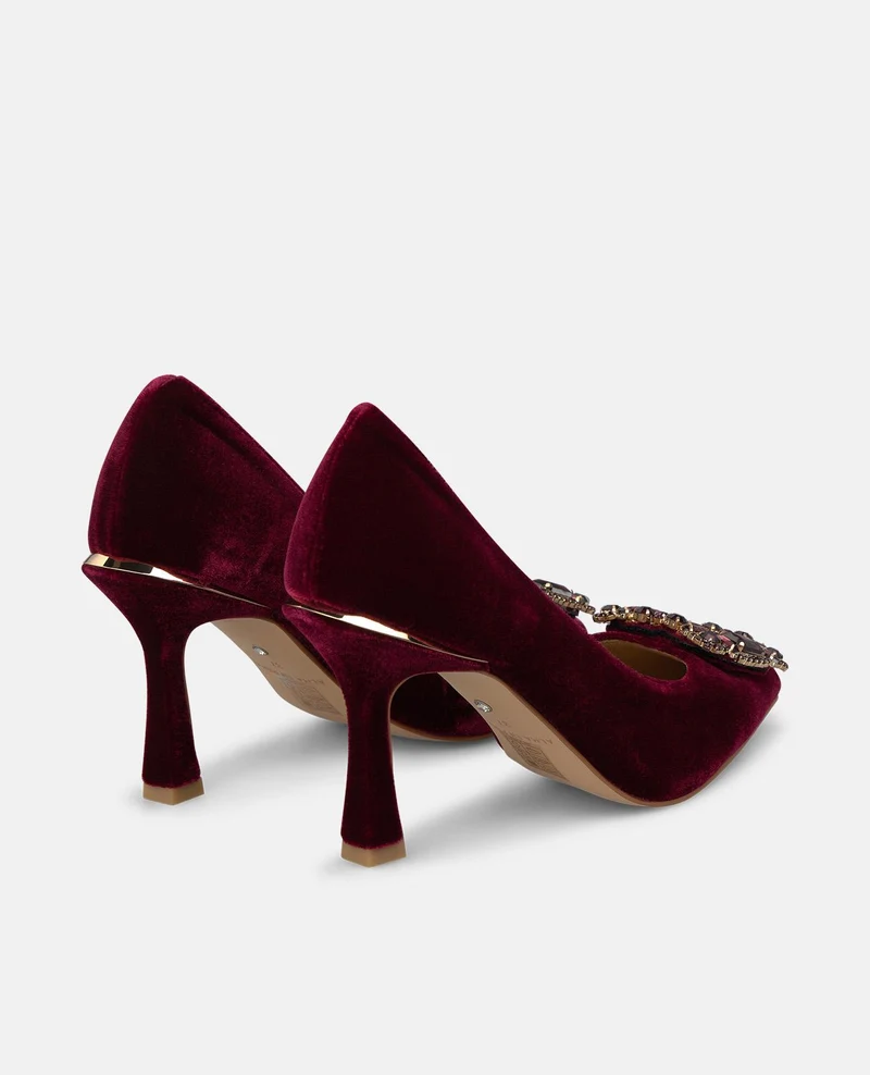 ZAPATO TACÓN CON FLOR