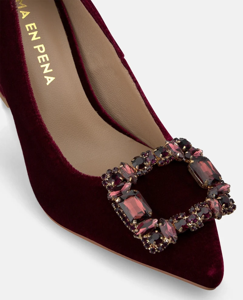 ZAPATO TACÓN CON FLOR