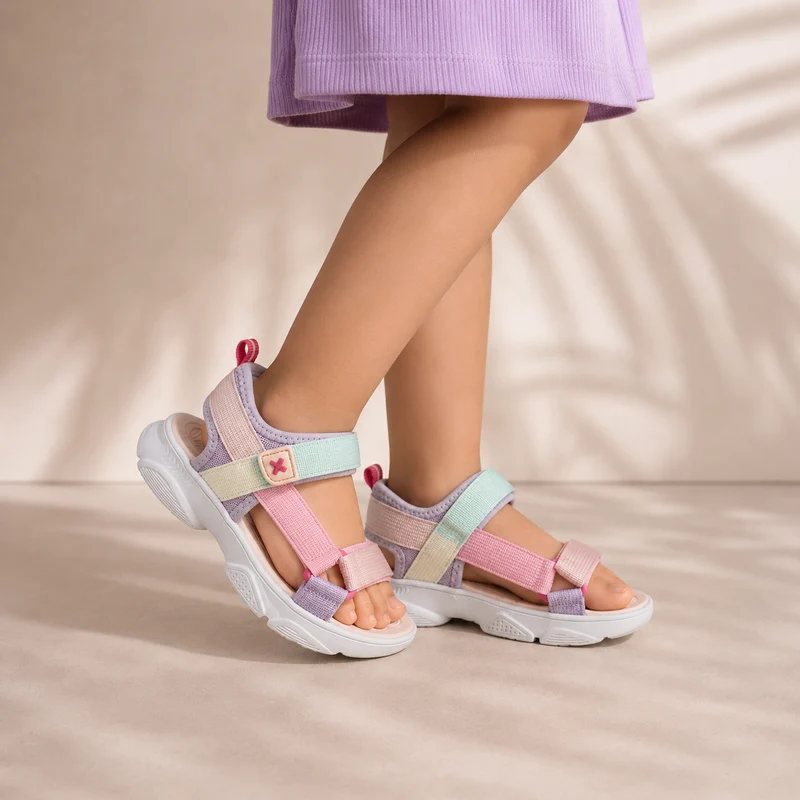 NIÑO SANDALIA TEXTIL NUDE