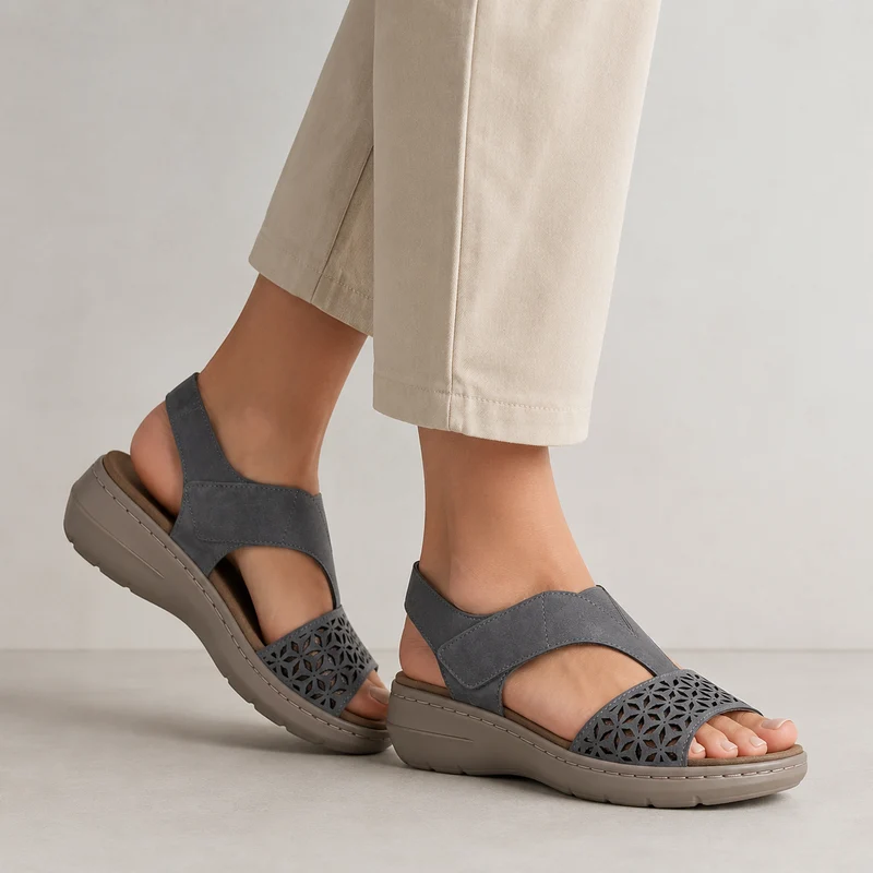 MUJER SANDALIA COMODO JEANS MOSAICO CARLA