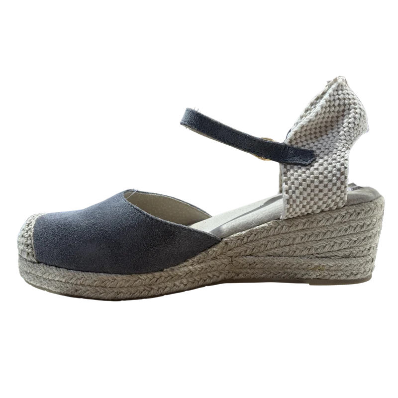 MUJER ESPARTO BÁSICO AZUL MARIA
