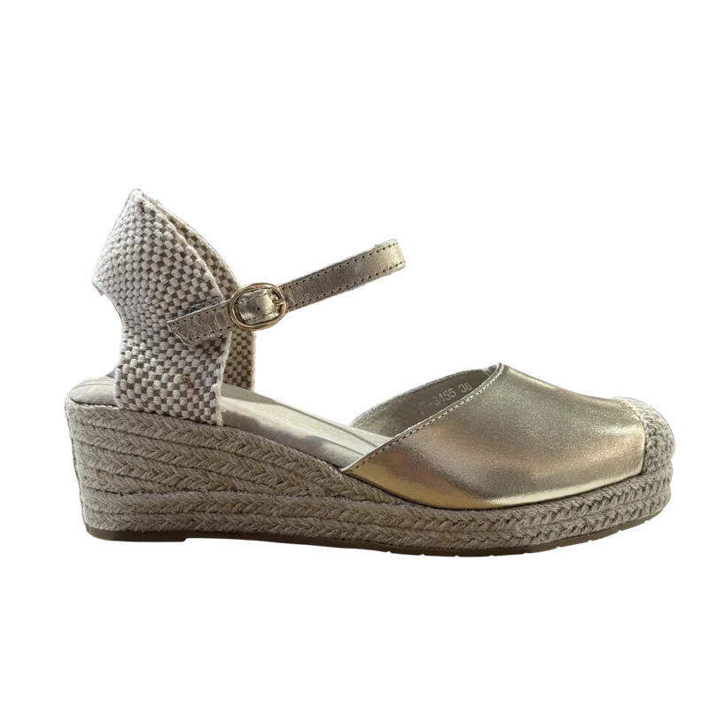 MUJER ESPARTO BÁSICO ORO ALBA