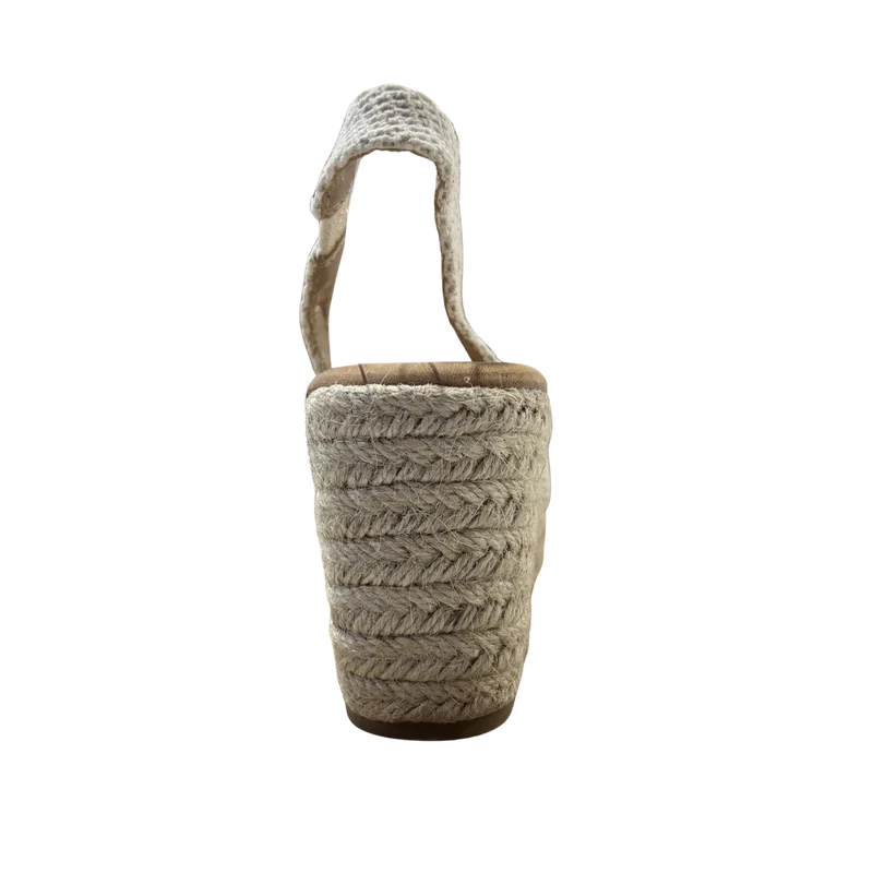 MUJER ESPARTO CUÑAS BEIGE LAURA