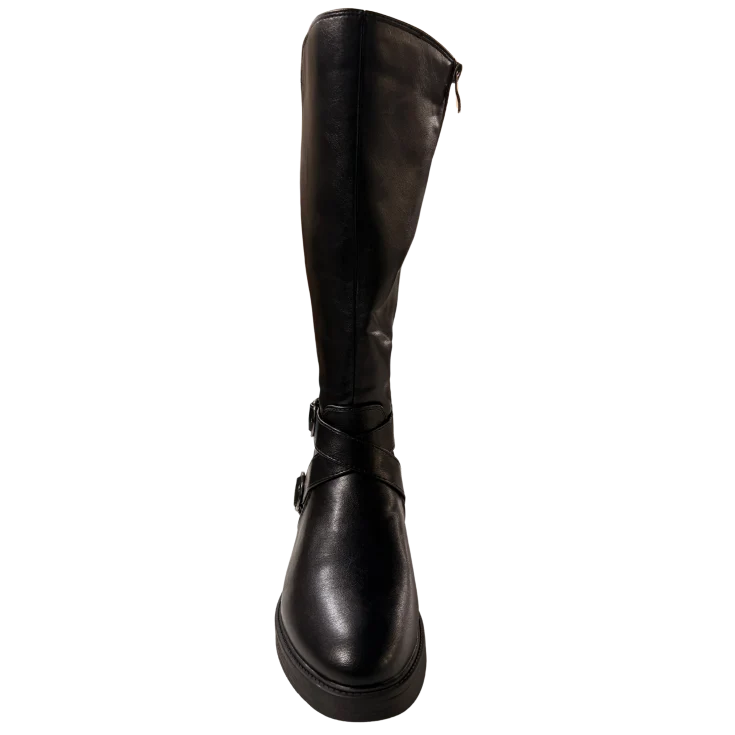 MUJER SBPL BOTA ELASTICO DESTELLO NEGRO