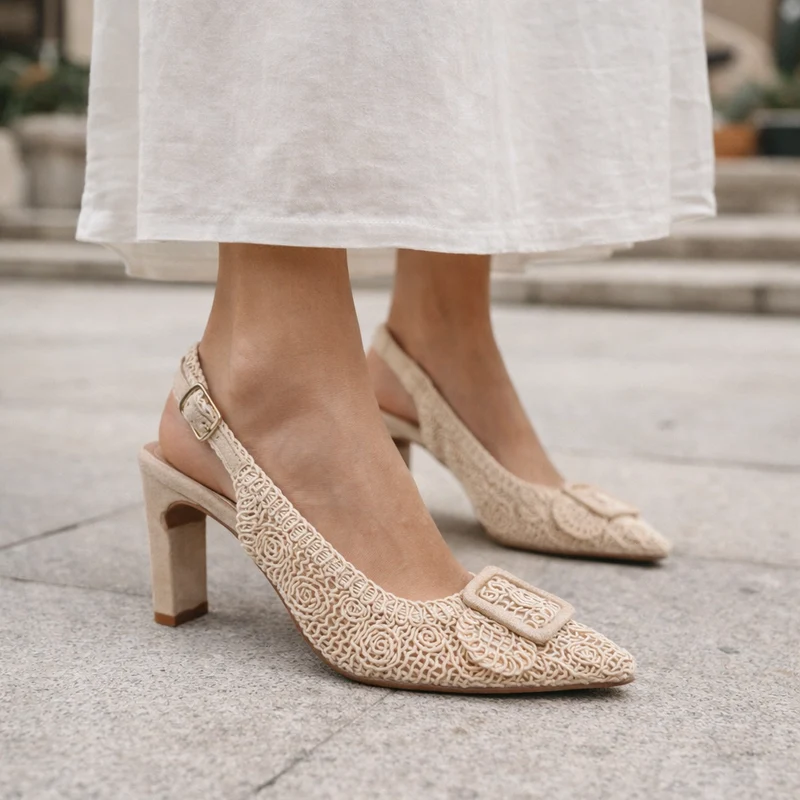 MUJER SSLM SALON ALMENDRA BEIGE