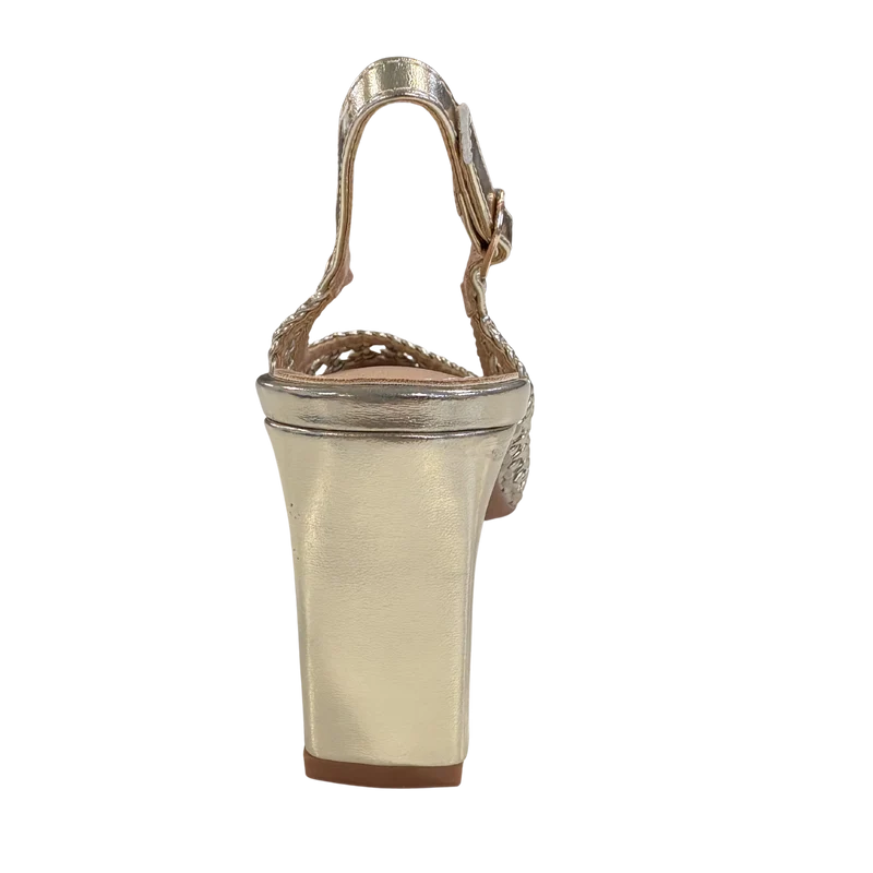 MUJER SSLM SALON MELI ORO-BEIGE