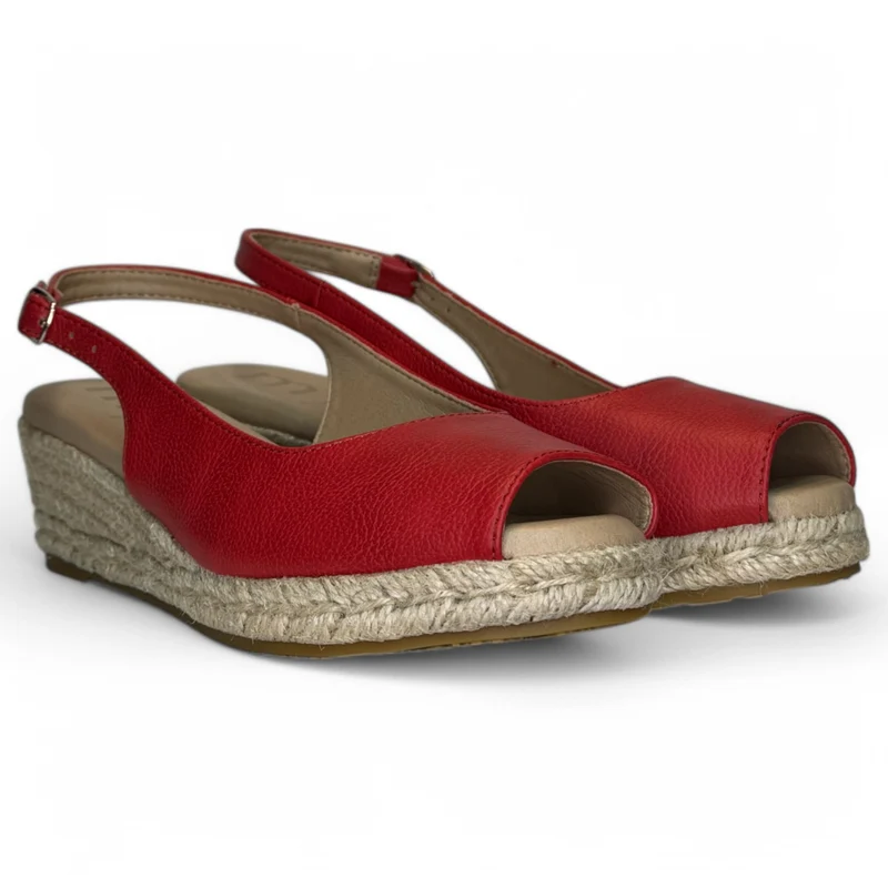 Sandalias de Esparto Mysoft 25M100 Rojo